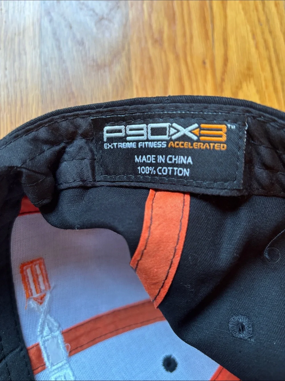 P90X3 black cap